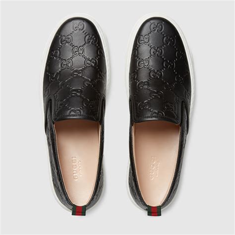 gucci snake black slip on|Gucci women's sneakers.